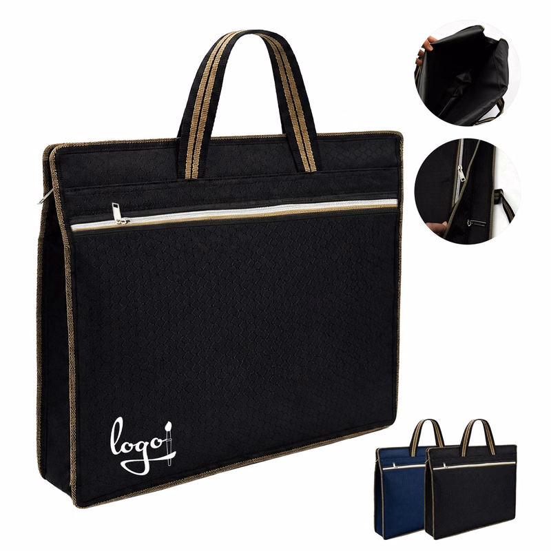 Oxford Cloth Waterproof Wider Handheld Briefcase