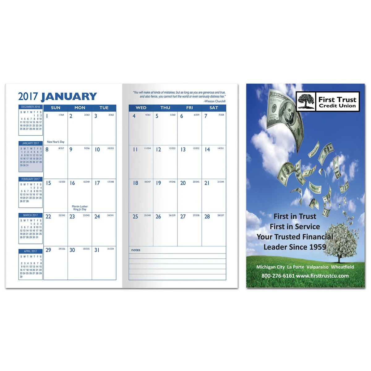 Customize Full Color Digital Cardstock Cover Pocket Planner 1