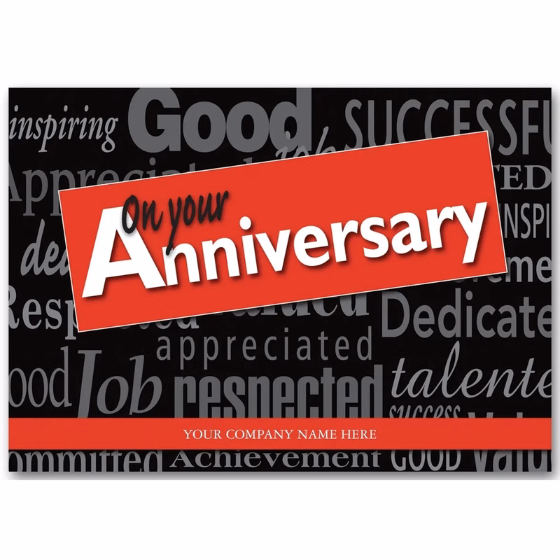Banner Day Anniversary Cards