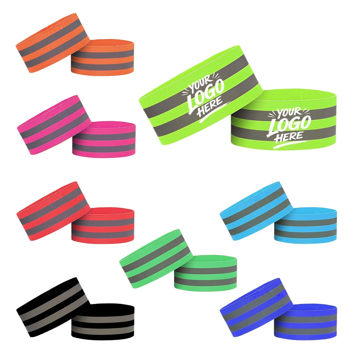 Reflective Safety Band Elastic Arm Leg Night Gear 1