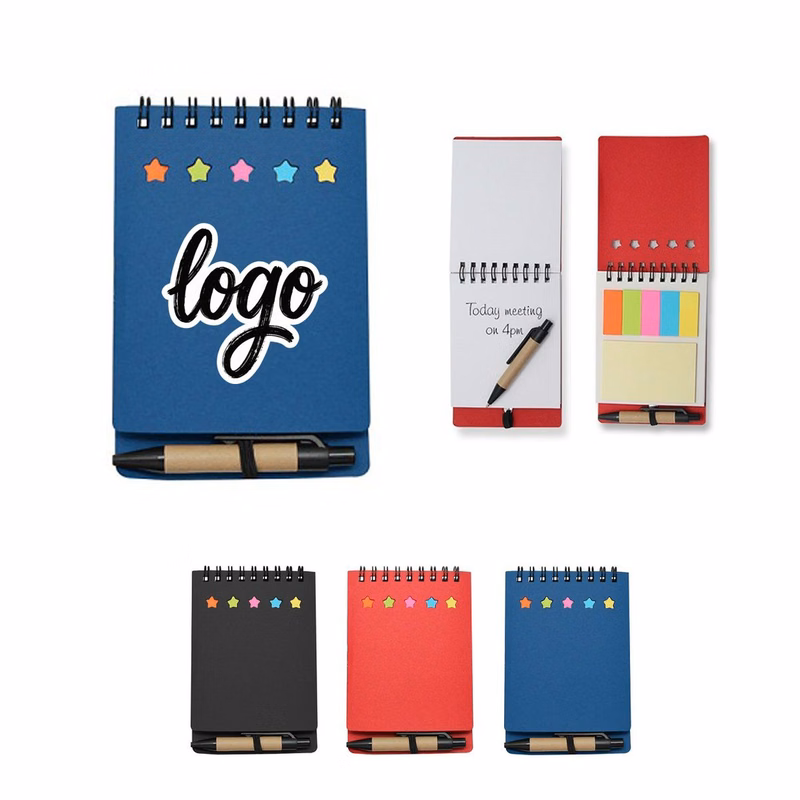 Mini Sticky Note Pad with Pen