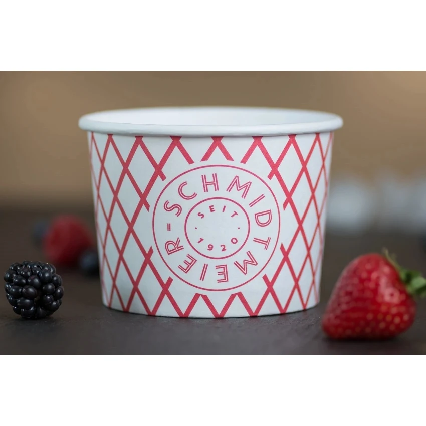 16 Oz. Ice Cream Cup w/ Full Color/ Coverage Print 1
