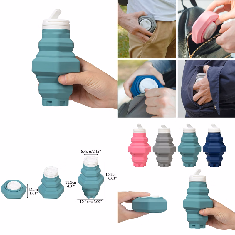 500ml Folding Water Bottle