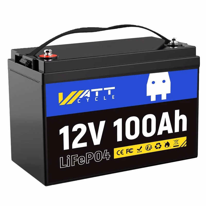 12.8V 100Ah LiFePO4 Lithium Battery for RVs Power Backup
