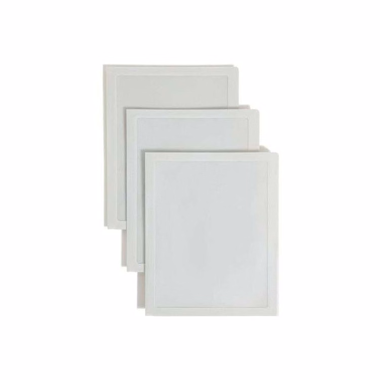 View 2-Poly Pocket Folders - Oyster