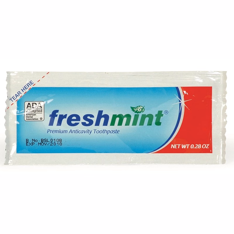 Anticavity Toothpaste Packets - 0.28 oz 250 Count