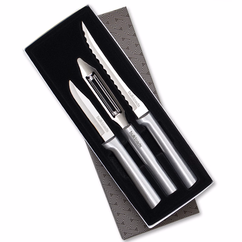 Peel, Pare and Slice Gift Set w/Silver Handle