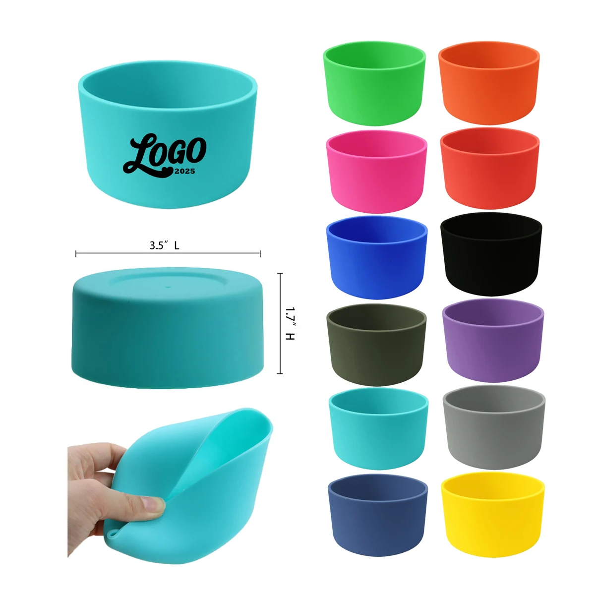 Plastic Cup Holder With Non-Slip Mat In Various Sizes 1