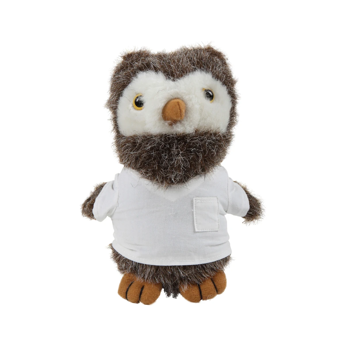 Soft Plush Standing Owl with Doctor Jacket 1