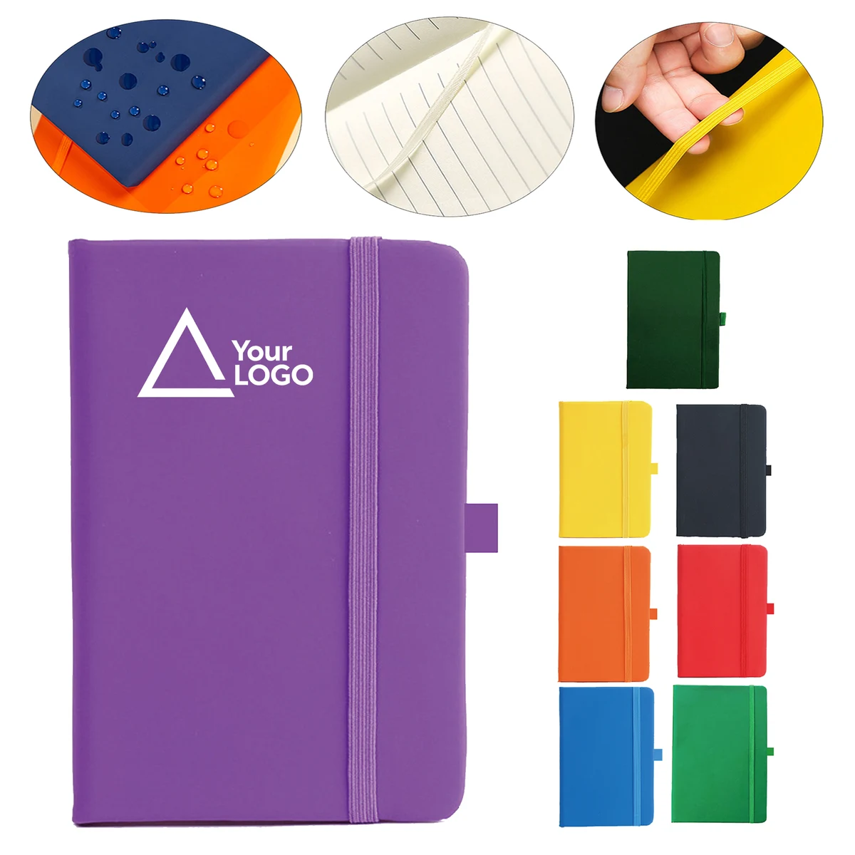 A5 Elastic Closure Business Notebook 1
