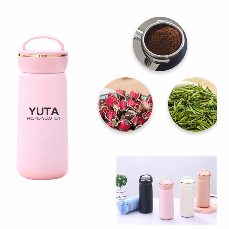 13Oz Stainless Steel Thermos Mug With Handle