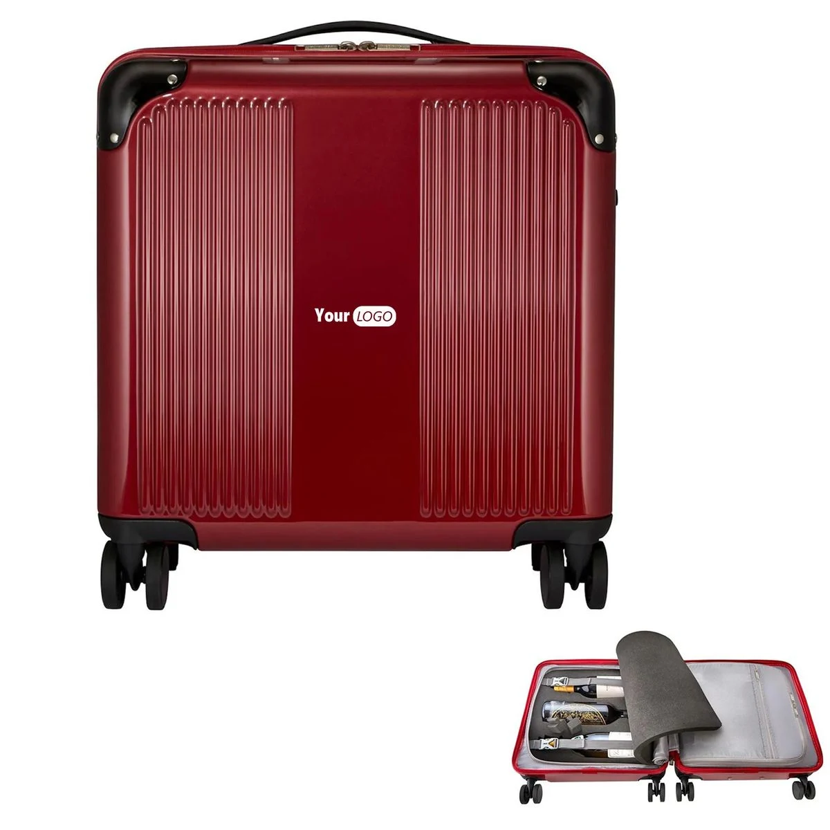 Wine Suitcase for Carrying 6 Bottles 1