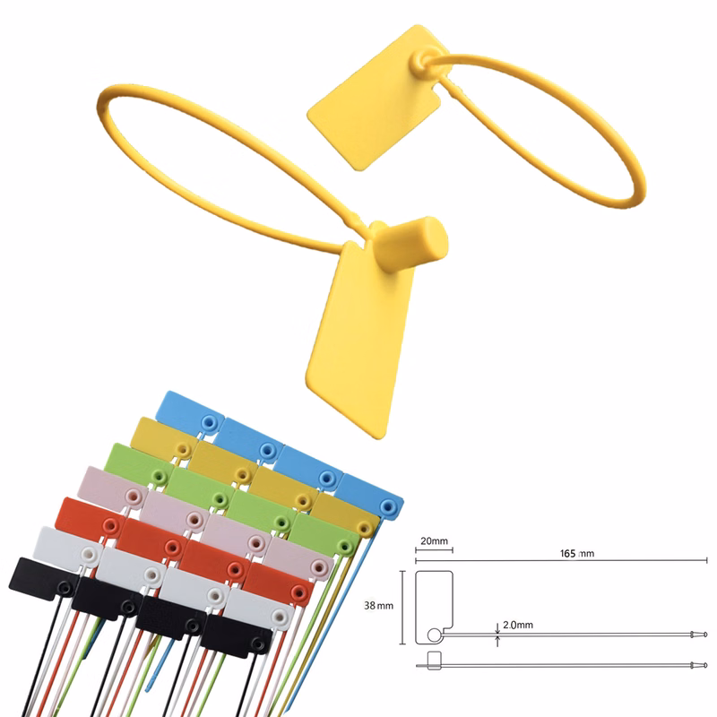 Tamper Proof Self Locking Pull Tight Plastic Security Seal