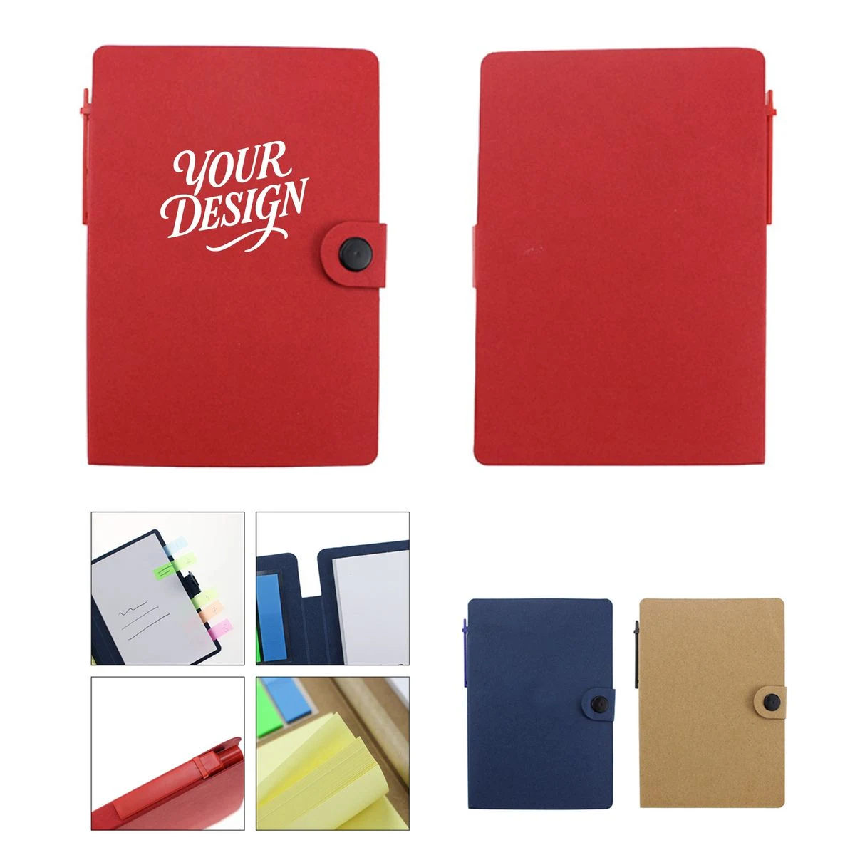 Branded Portable Snap-Closure Journal 1