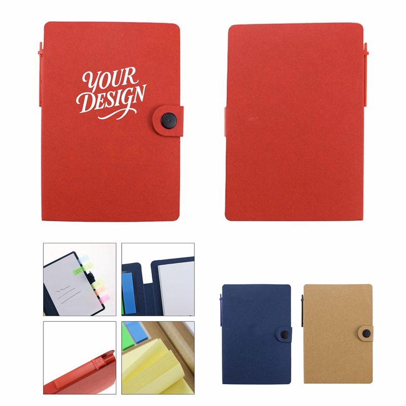 Branded Portable Snap-Closure Journal