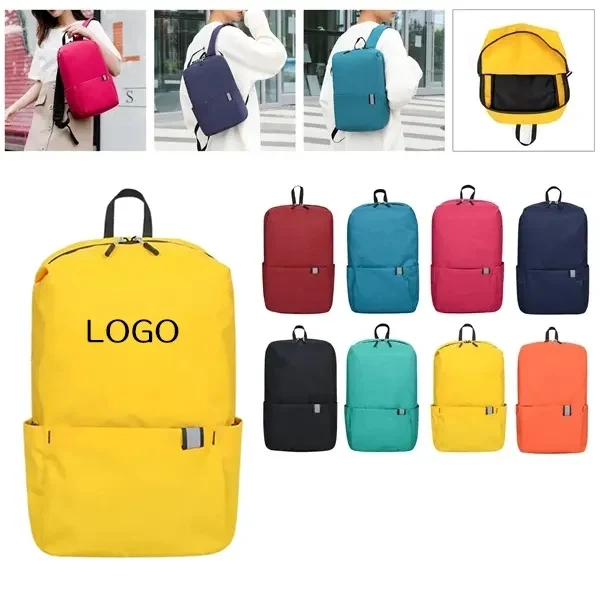 Mountaineering Computer Bag with Beige Travel Backpack 1