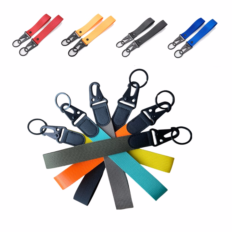 Motorcycle Webbing Keychain