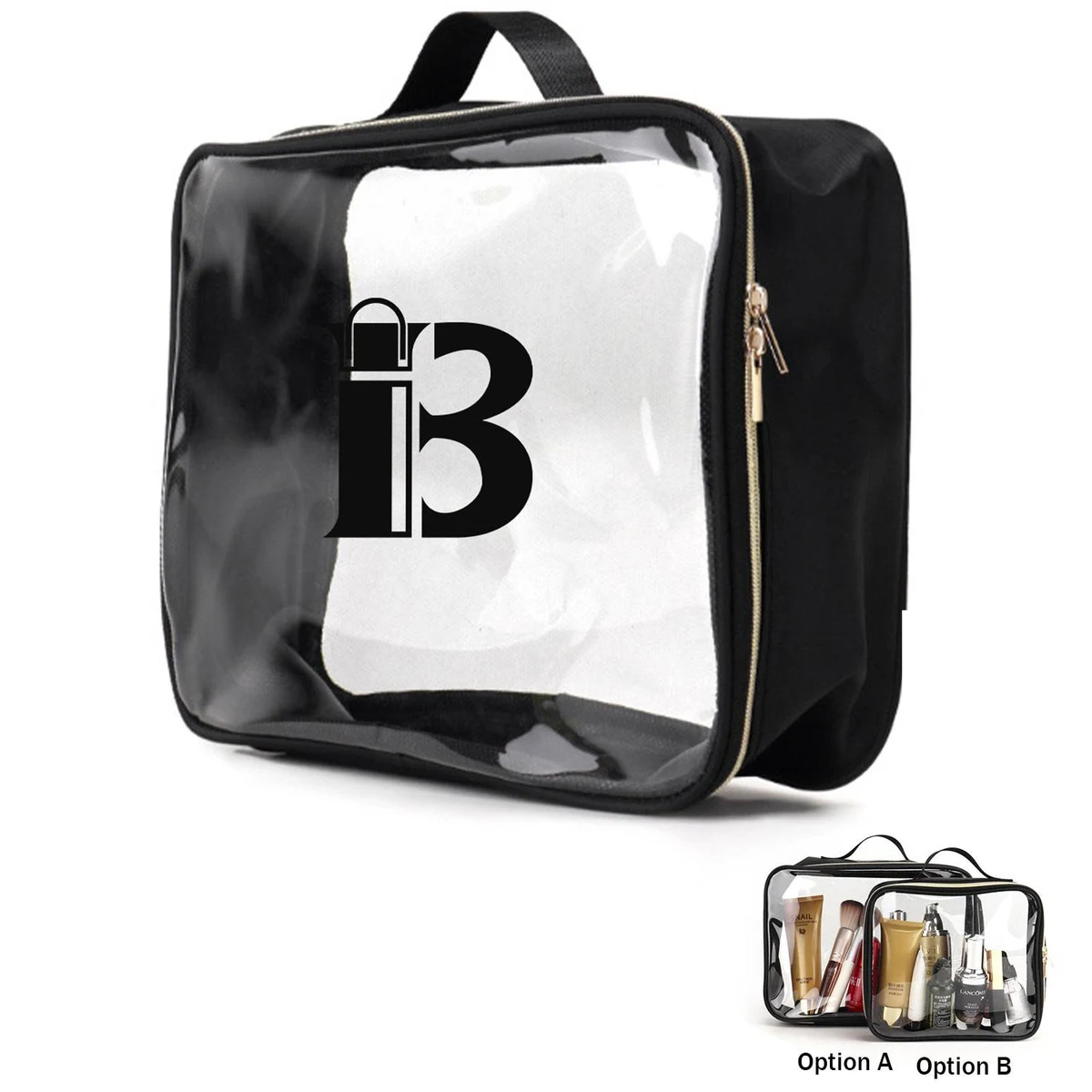 PVC Transparent Waterproof Handheld Storage Bag 1
