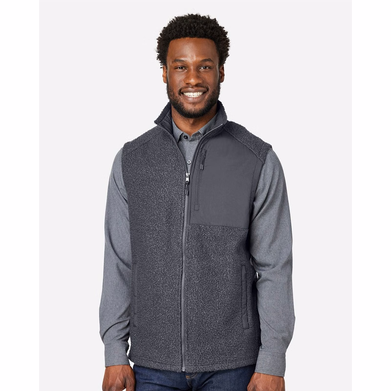 Men's Aura Sweater Fleece Vest - NE714