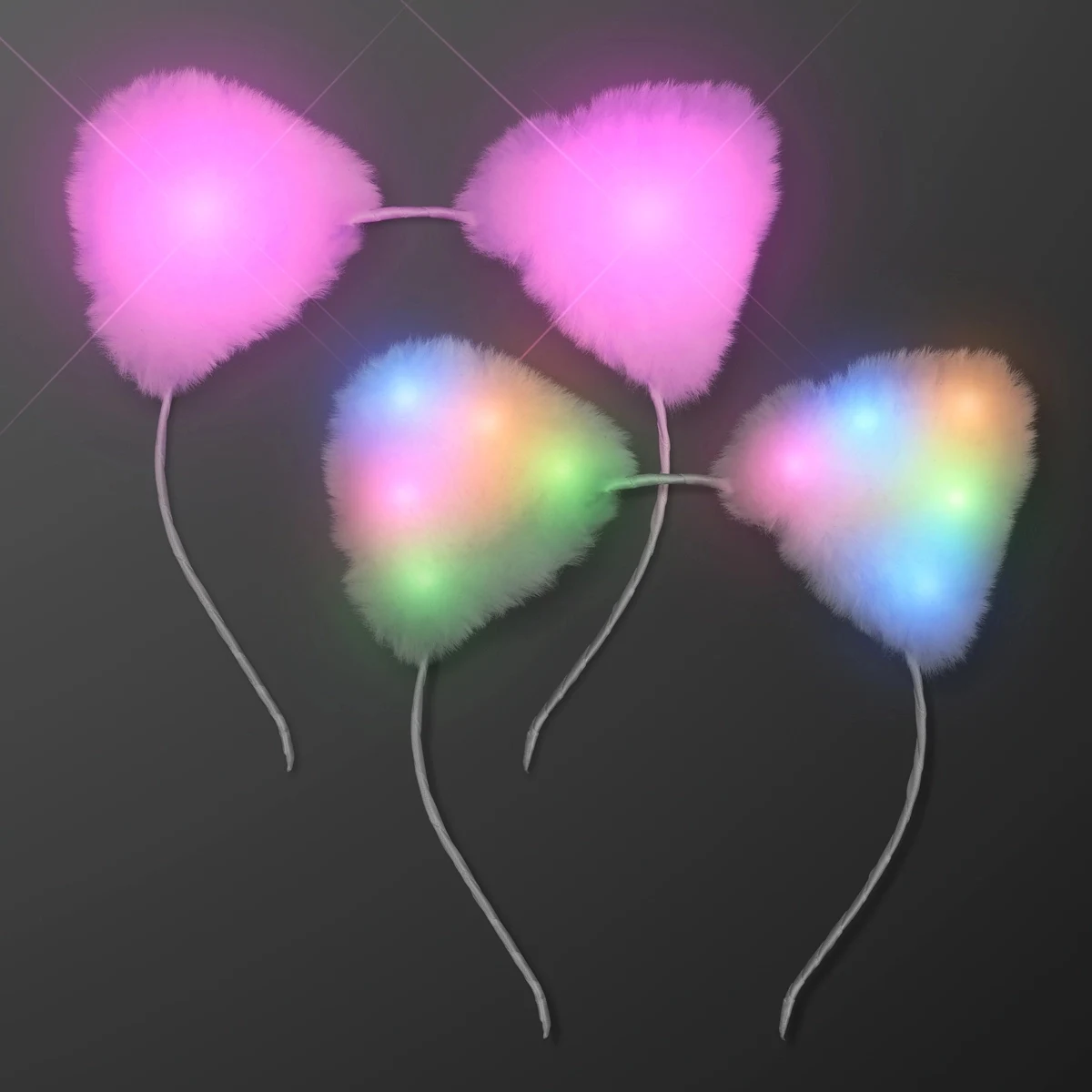 Soft Cat Ears Light Up Headbands 1