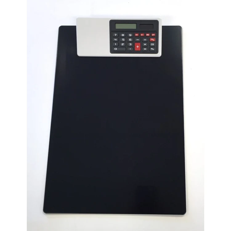 Letter Size Clipboard w/Dual Power Calculator Clip 1