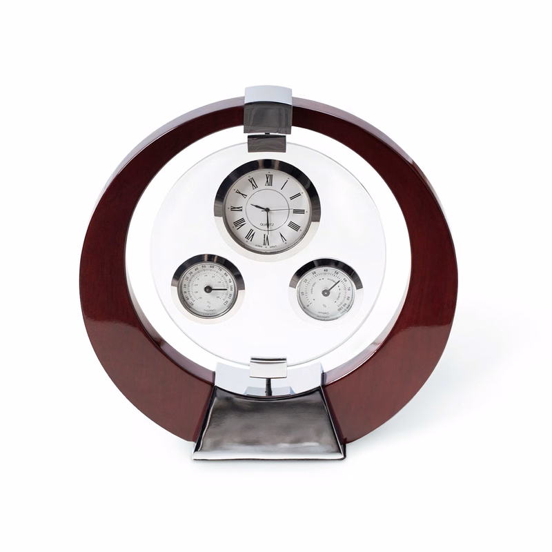 Mahogany Desk Clock