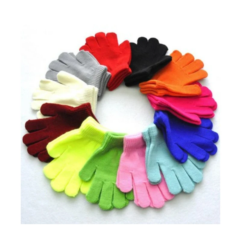 Winter Knitted Kids Gloves 1
