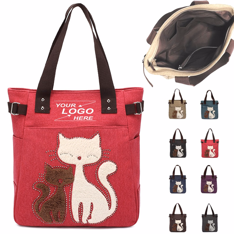 Women's Large Canvas Tote Bag