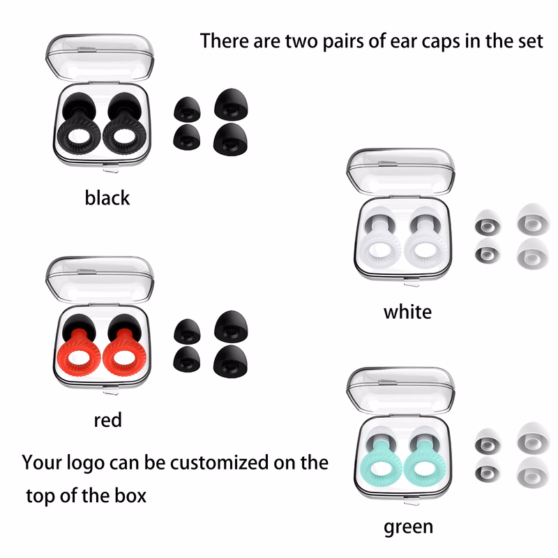 Silicone Soundproof And Noise-Canceling Earbuds