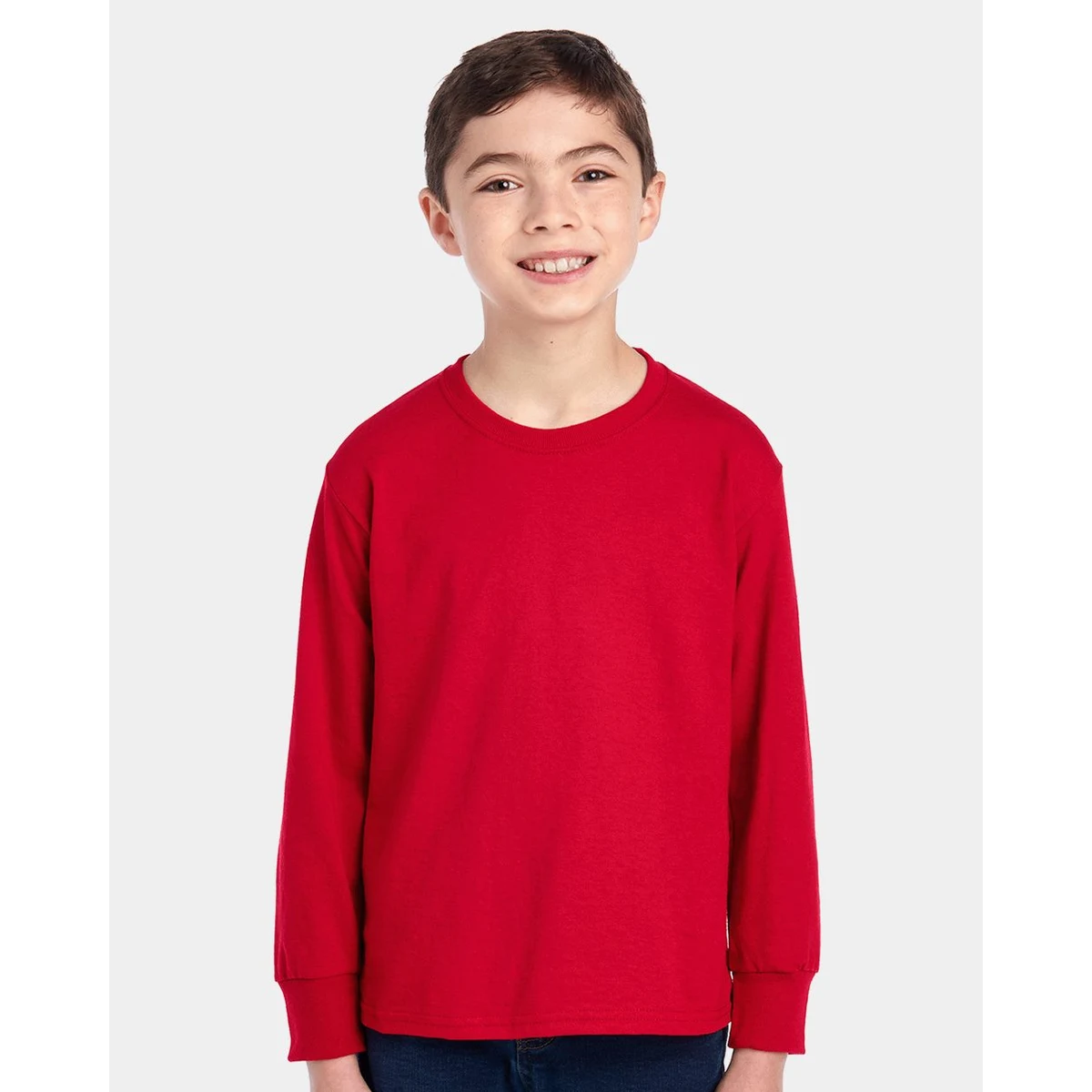 Youth Dri-Power® Long Sleeve 50/50 T-Shirt - 29BLR 1