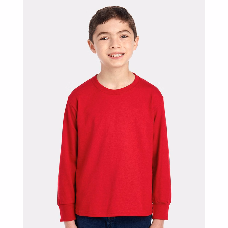 Youth Dri-Power® Long Sleeve 50/50 T-Shirt - 29BLR