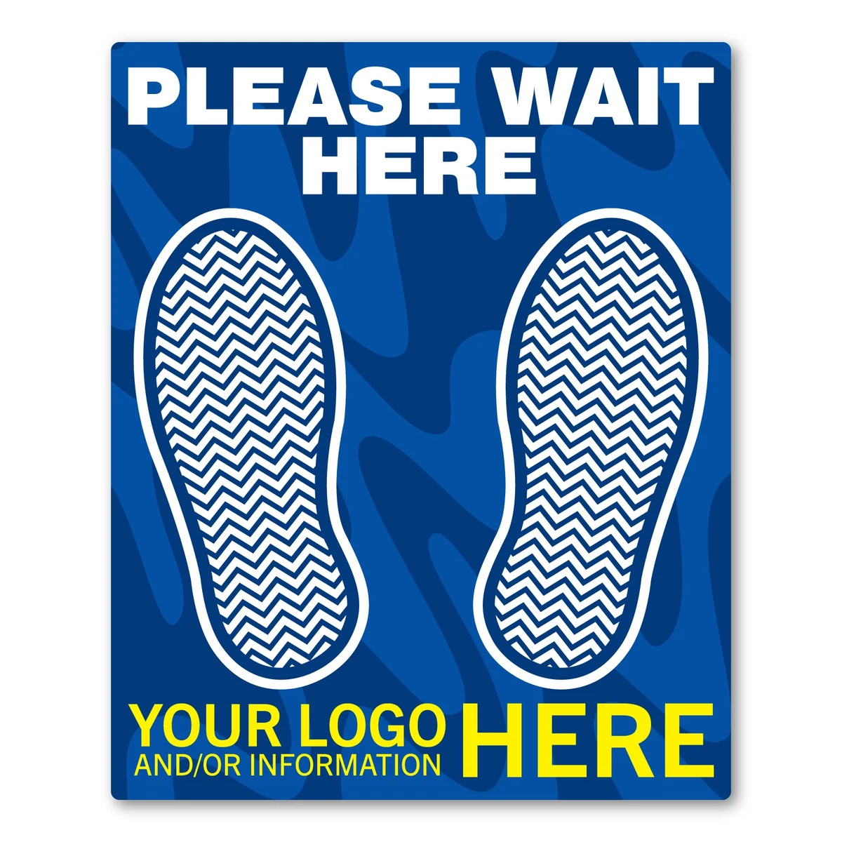 Rectangle Floor Decal - 9" x 11" 1