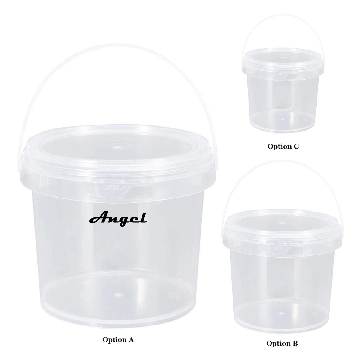 Food-Grade PP Sealed Storage Tub for Tea, Snacks & Fruits 1