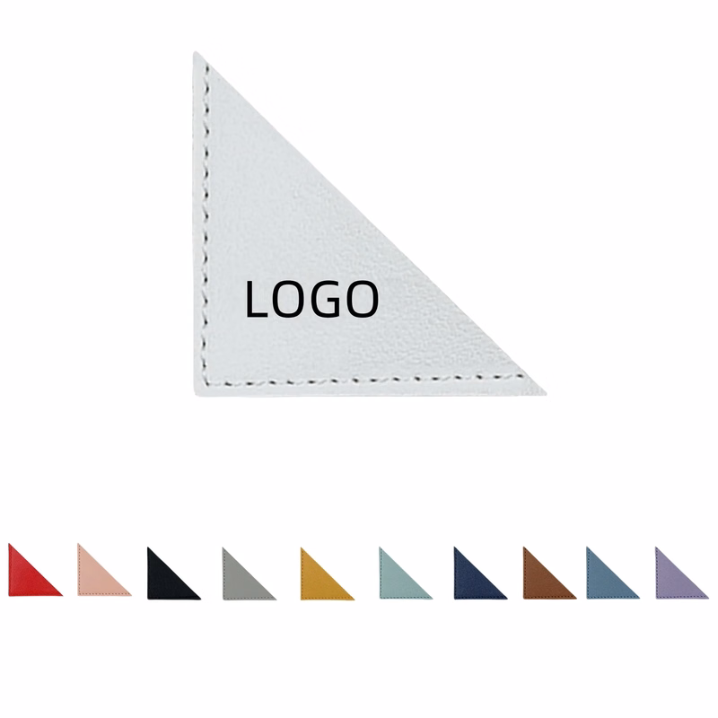 Triangle Leather Bookmarks MOQ 250PCS
