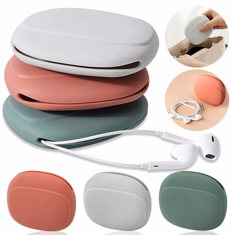 Silicone Headphone Cable Storage Case