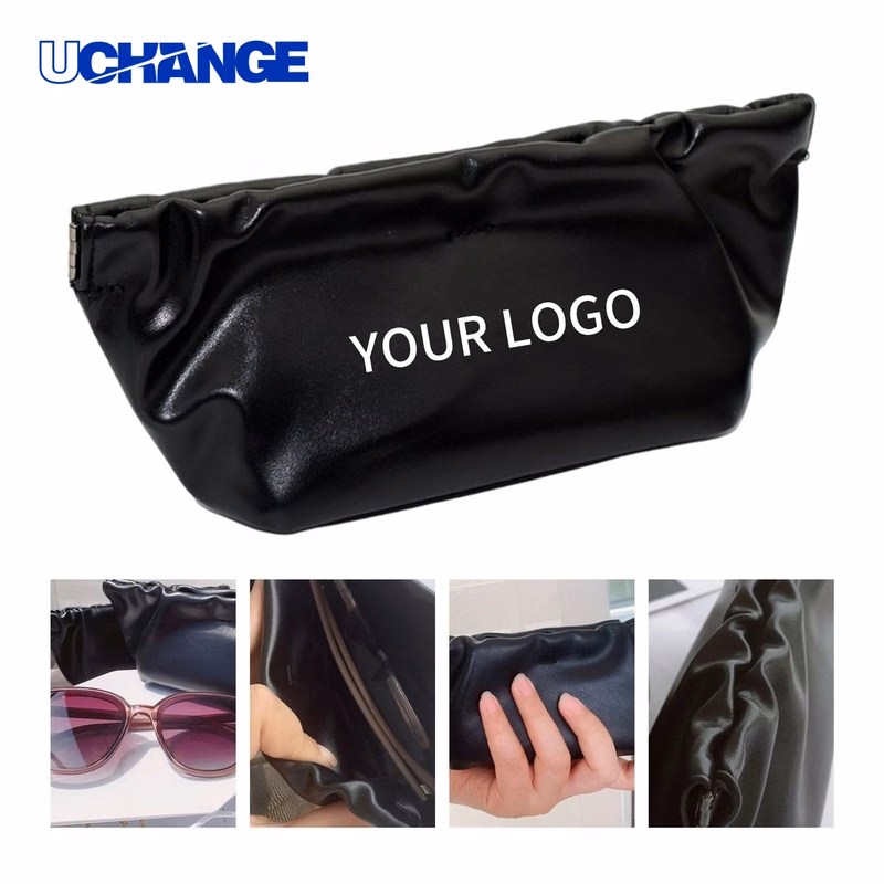 Custom Leather Sunglasses Pouch Organizer