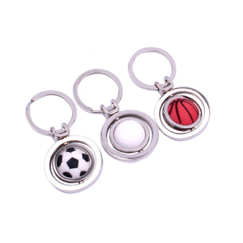 3D Sports Rotating Keychain 1