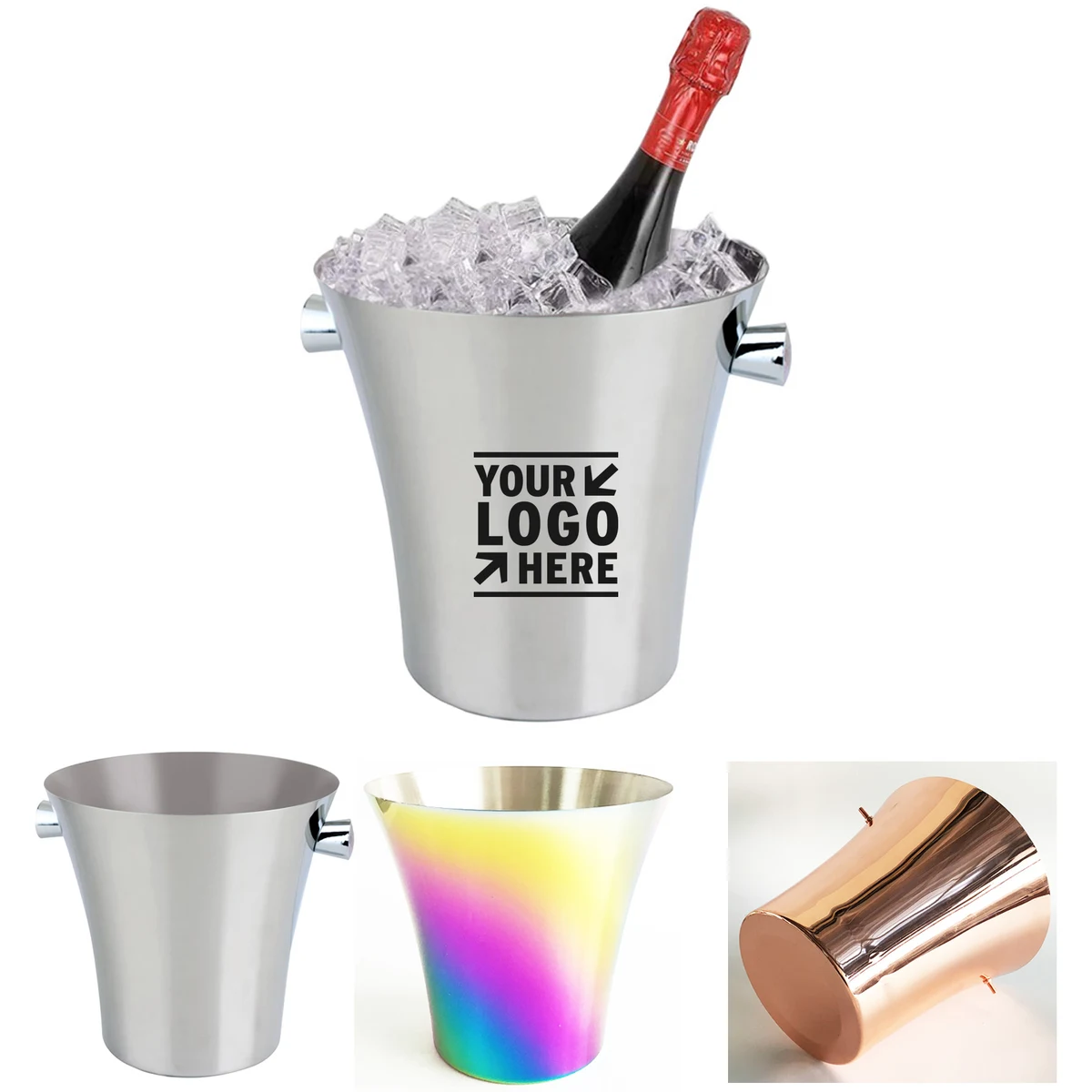 3L Wine Ice Bucket with Handle 1
