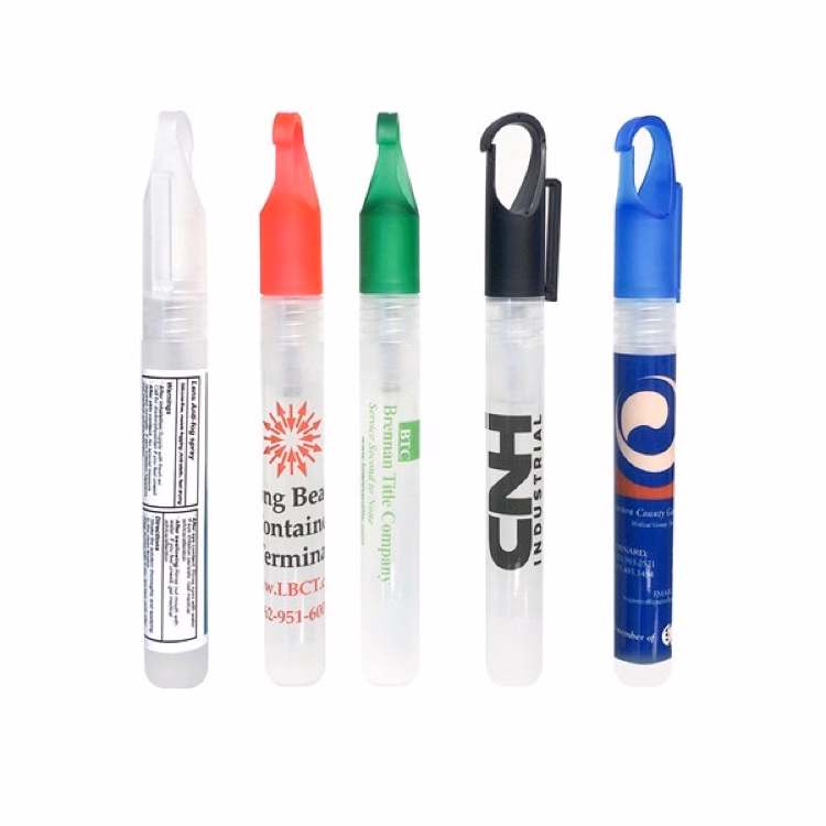 80% Alcohol USA Made Carabiner Cap Sanitizer