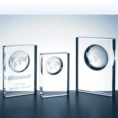 4.5" Beveled Globe Block 1