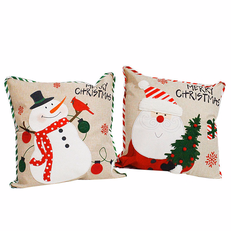 Embroidery Christmas PillowCase