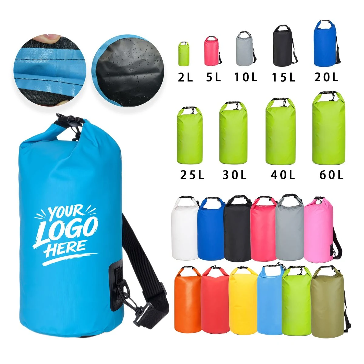 20L Waterproof Dry Bag Lightweight Floating Outdoor 1