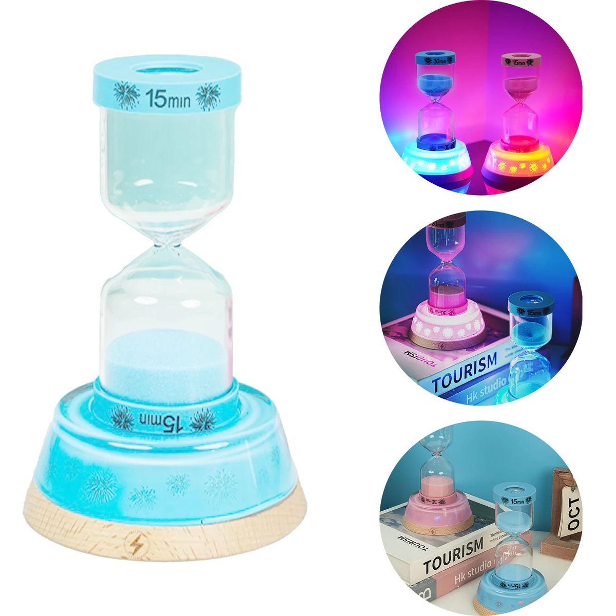 Hourglass night light 1