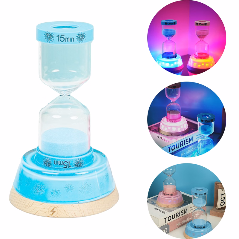 Hourglass night light