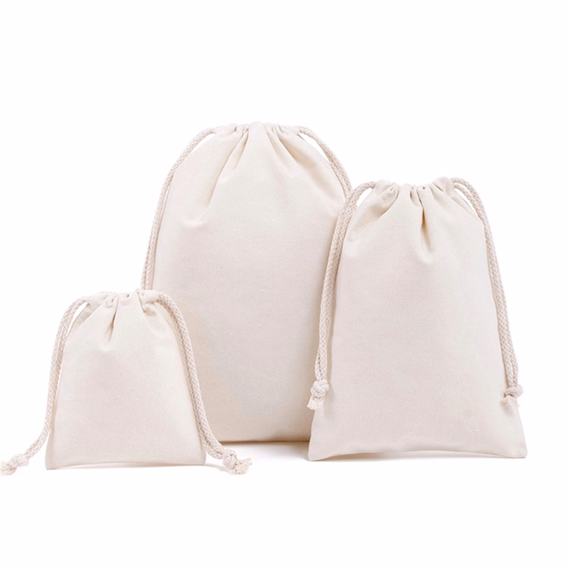 Durable Cotton Drawstring Bag