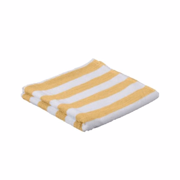 Cabana Stripe Pool Towels - 33x66 Yellow