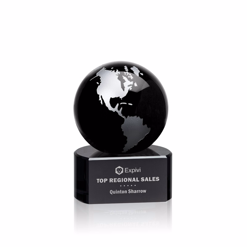 Marcana Globe Award - Black/Silver