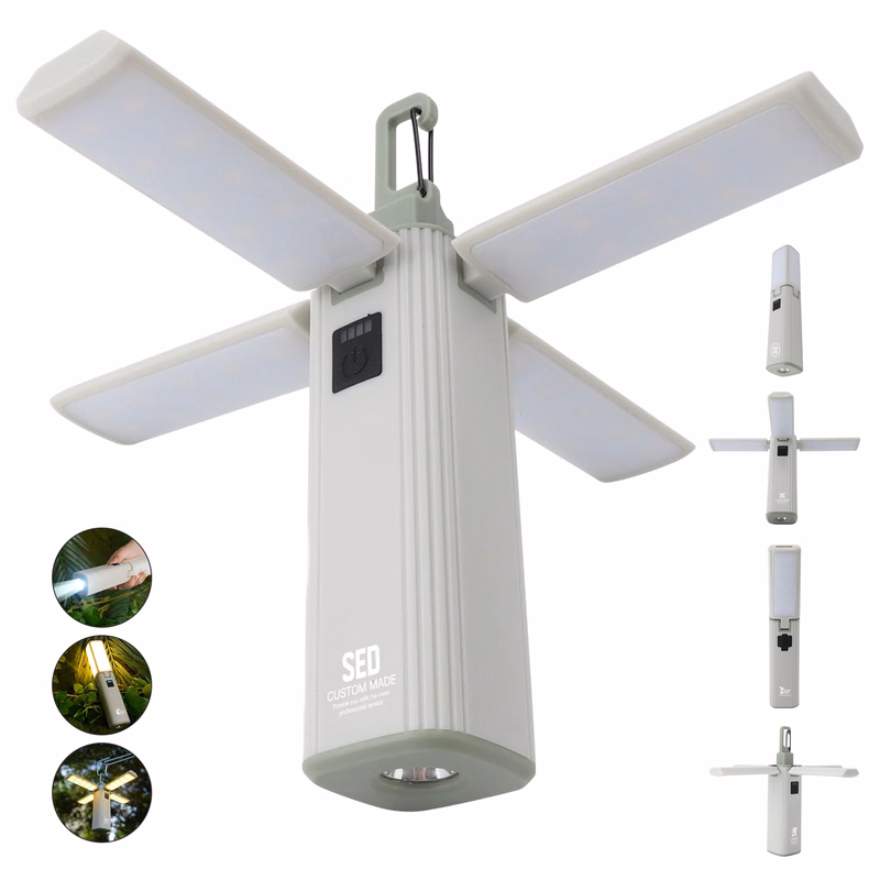 Four-Leaf Folding Camping Lantern