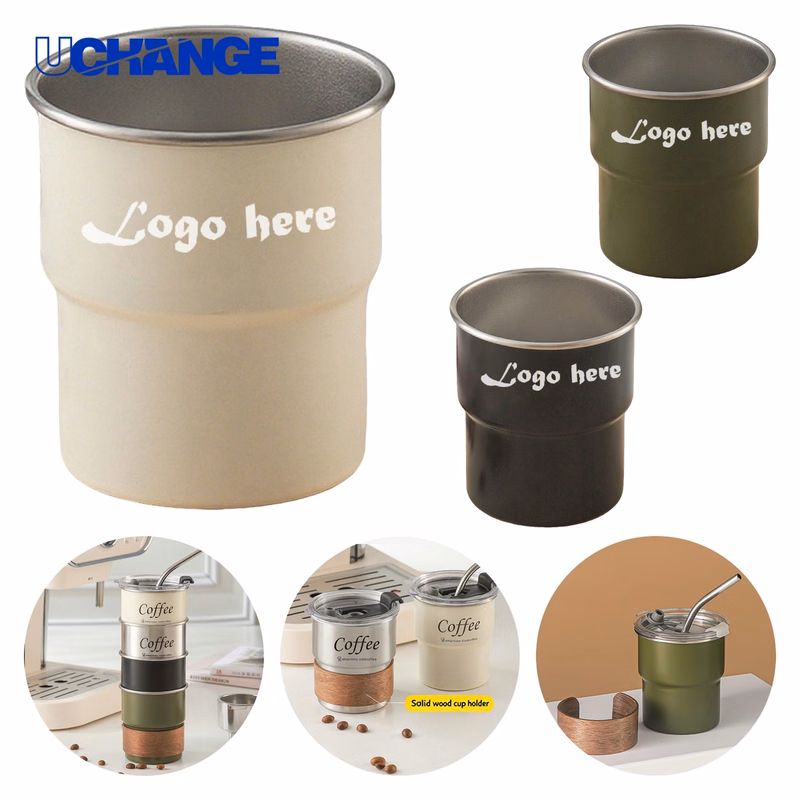 Eco-Friendly Wood and Steel Hydration Set