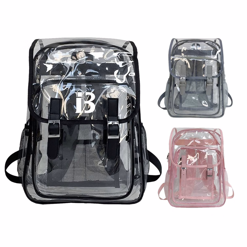 Flip Large PVC Clear Backpack